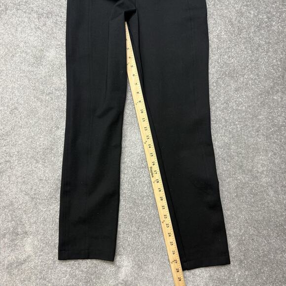SPANX Pants Womens XS Black Pull On Ponte Slim Straight High Rise Office Work - Picture 8 of 10